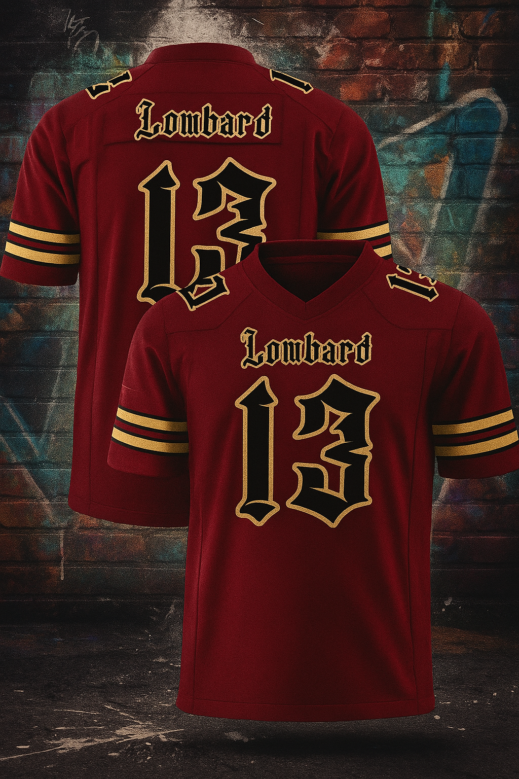 maillot Foot US Crimson