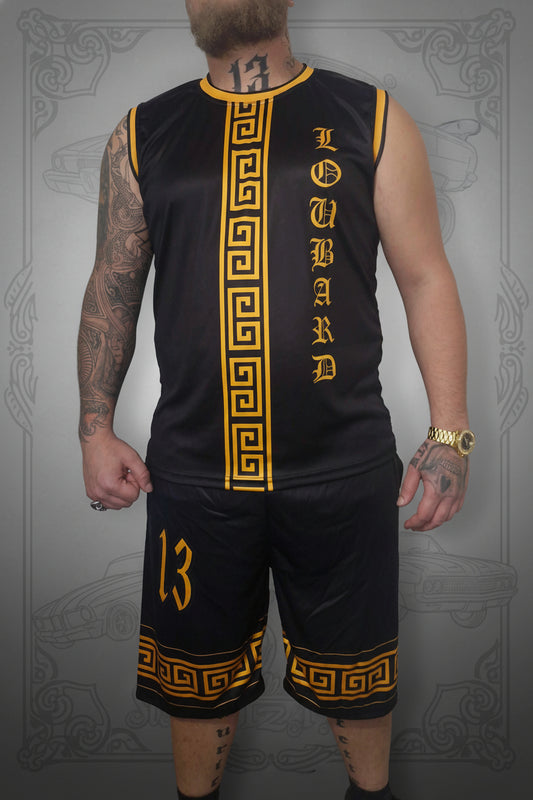 🏴 Ensemble Basket Chicanos "Loubard 13" – Short + Débardeur