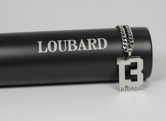 Collier LOUBARD – Pendentif “13” Acier Inoxydable